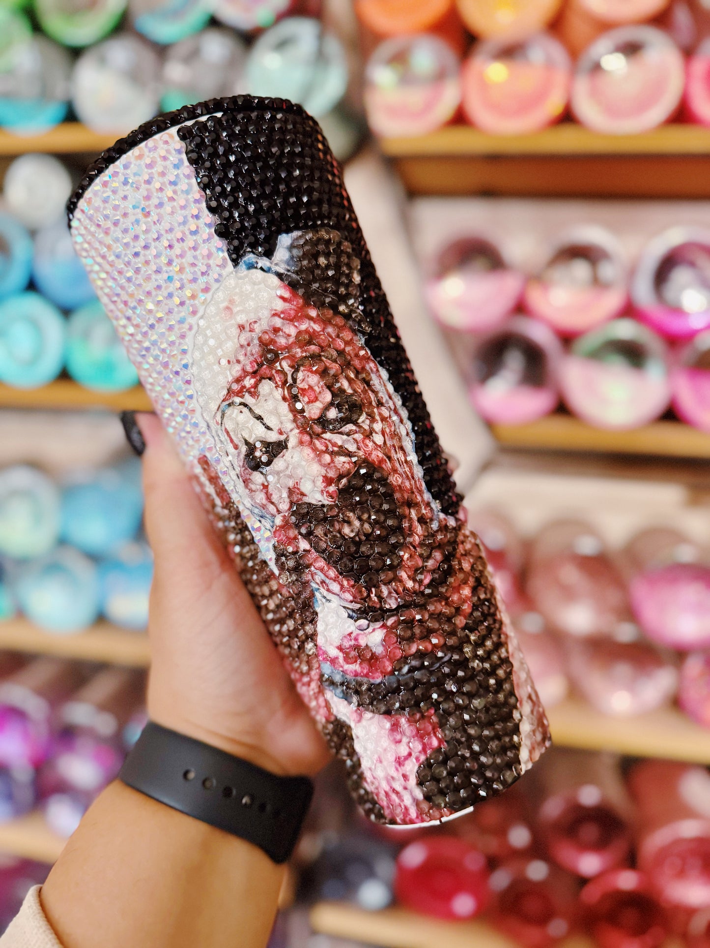 Art The Clown Blinged Tumbler