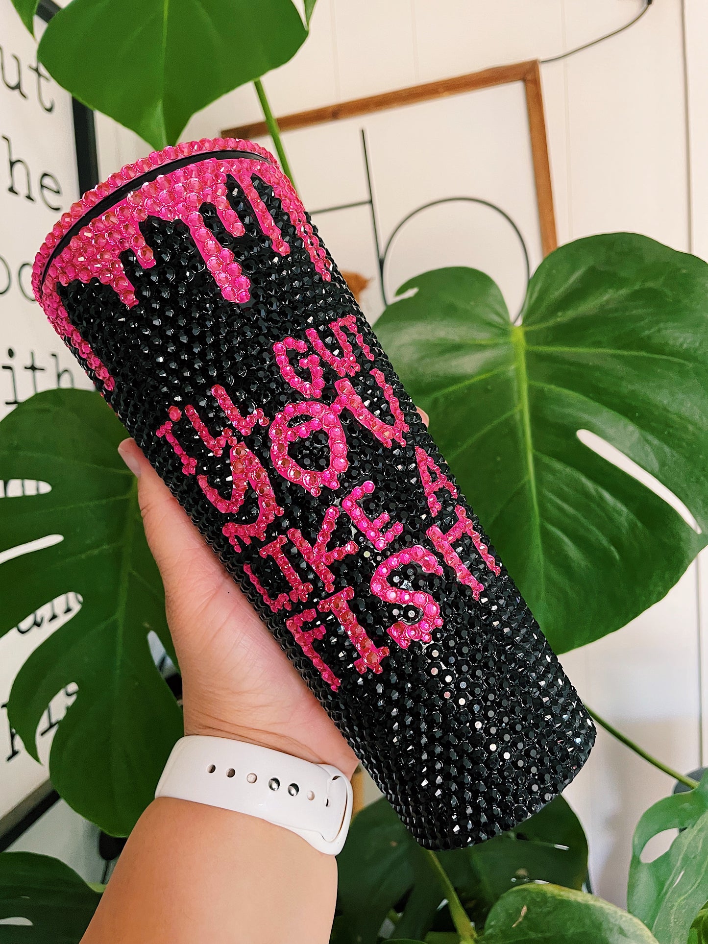 Black & Pink Blinged Ghostface