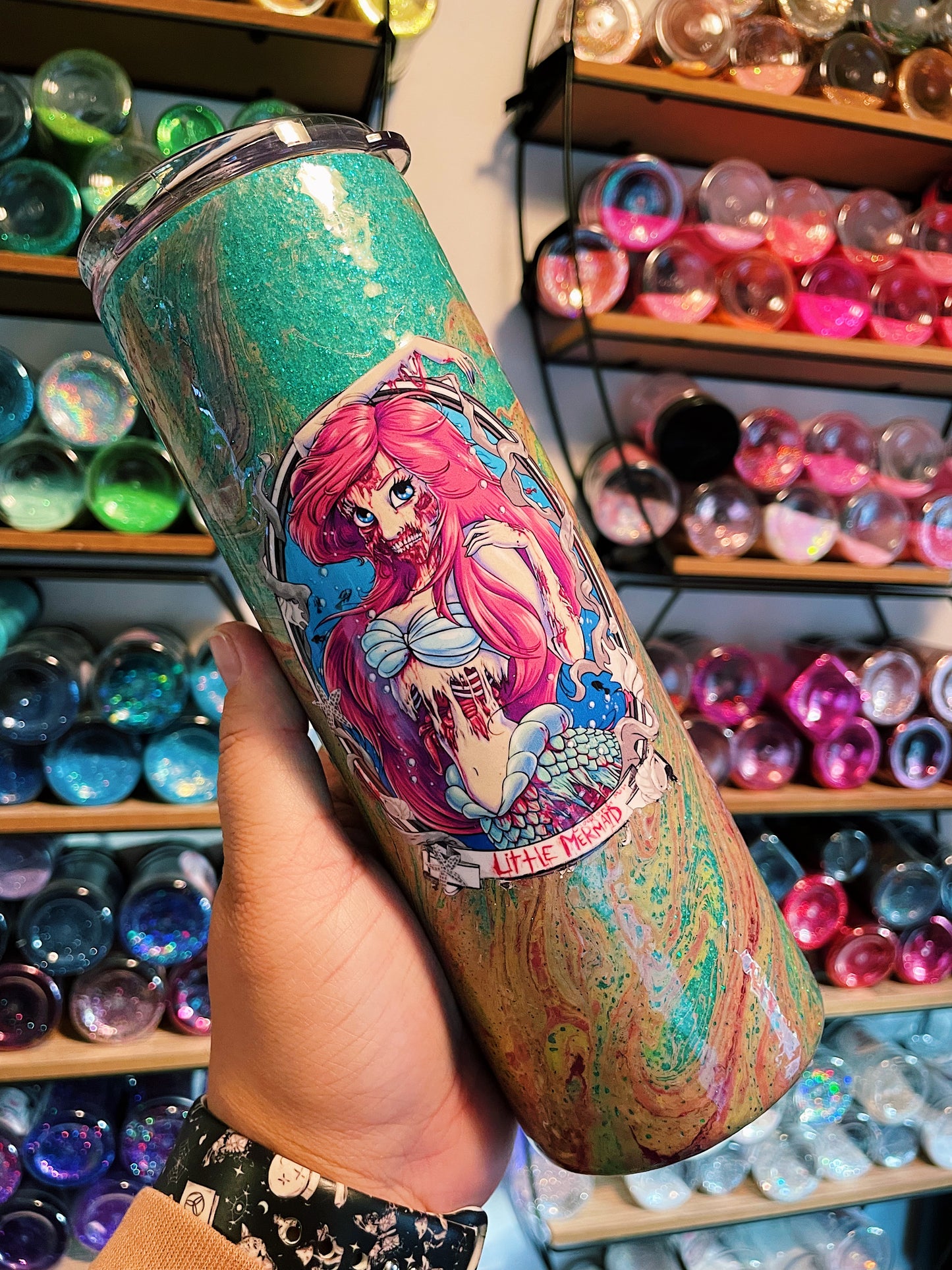 Zombie Mermaid Tumbler