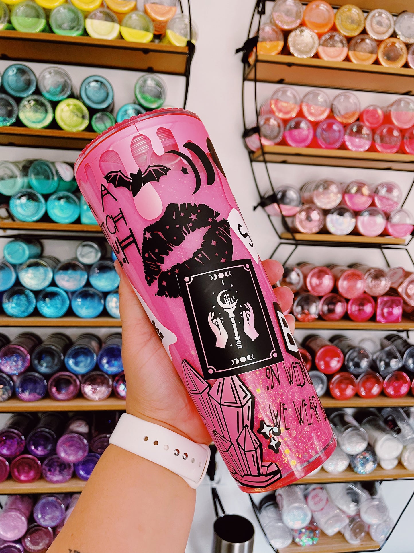 Spell Book Snowglobe Tumbler