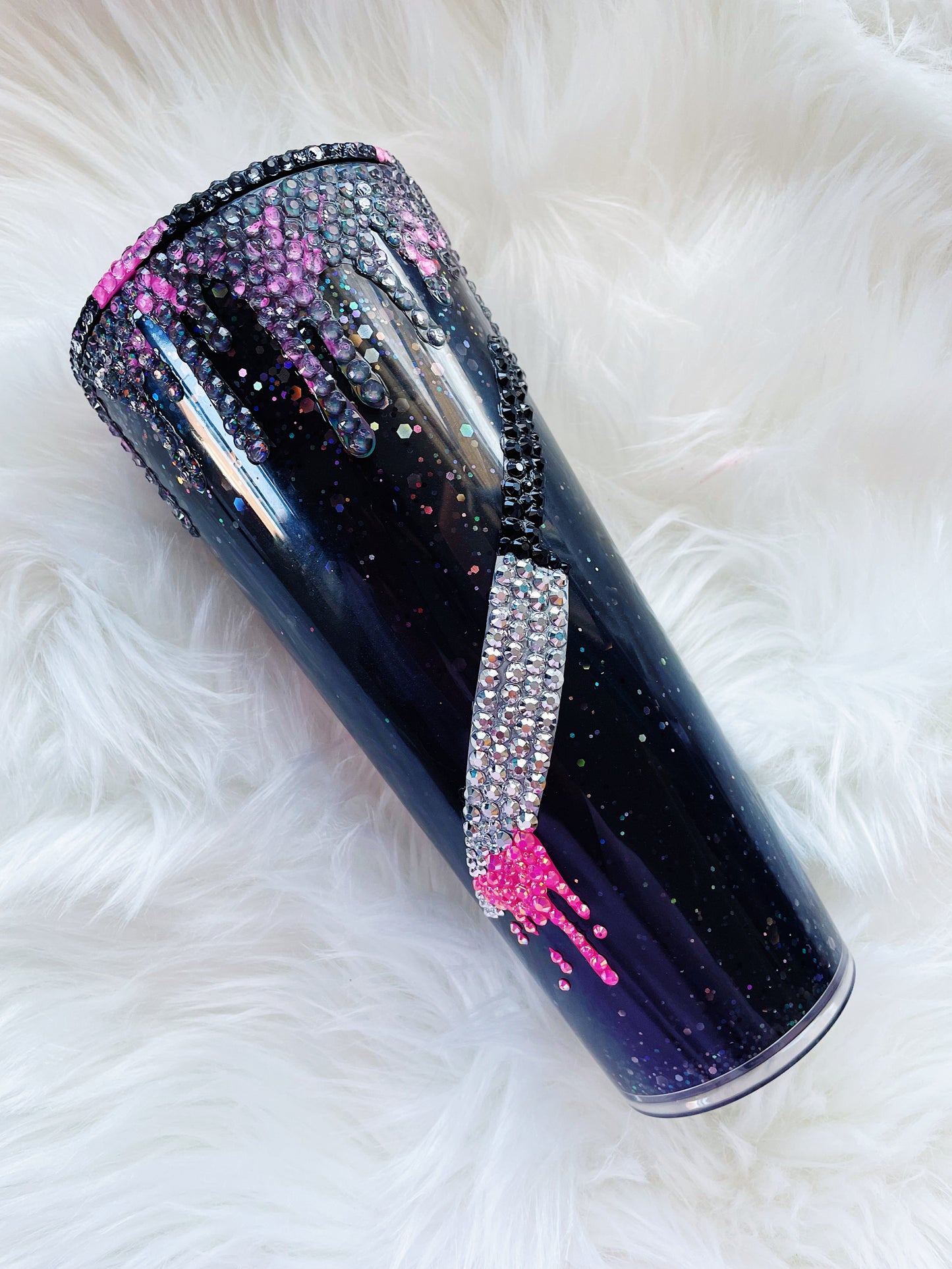 Blinged Pink Ghostface Snowglobe