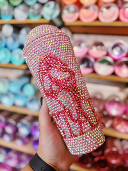 Pink Stab Blinged Tumbler