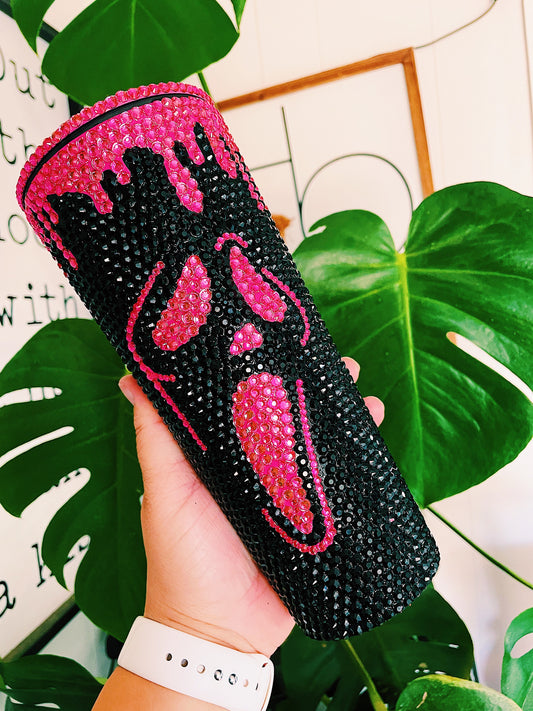 Black & Pink Blinged Ghostface