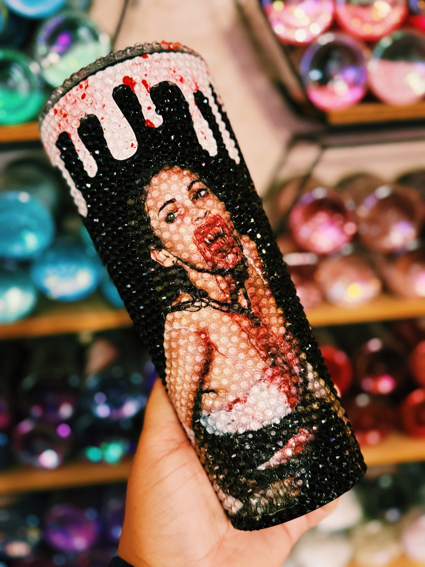 Bloody Jen Blinged Tumbler