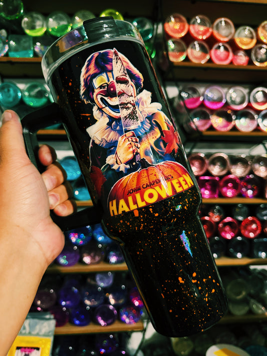 Halloween Handled Tumbler