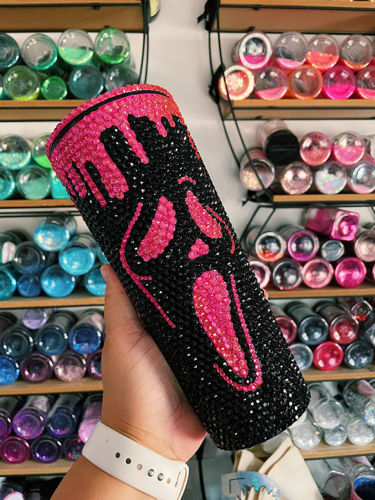 Black & Pink Blinged Ghostface