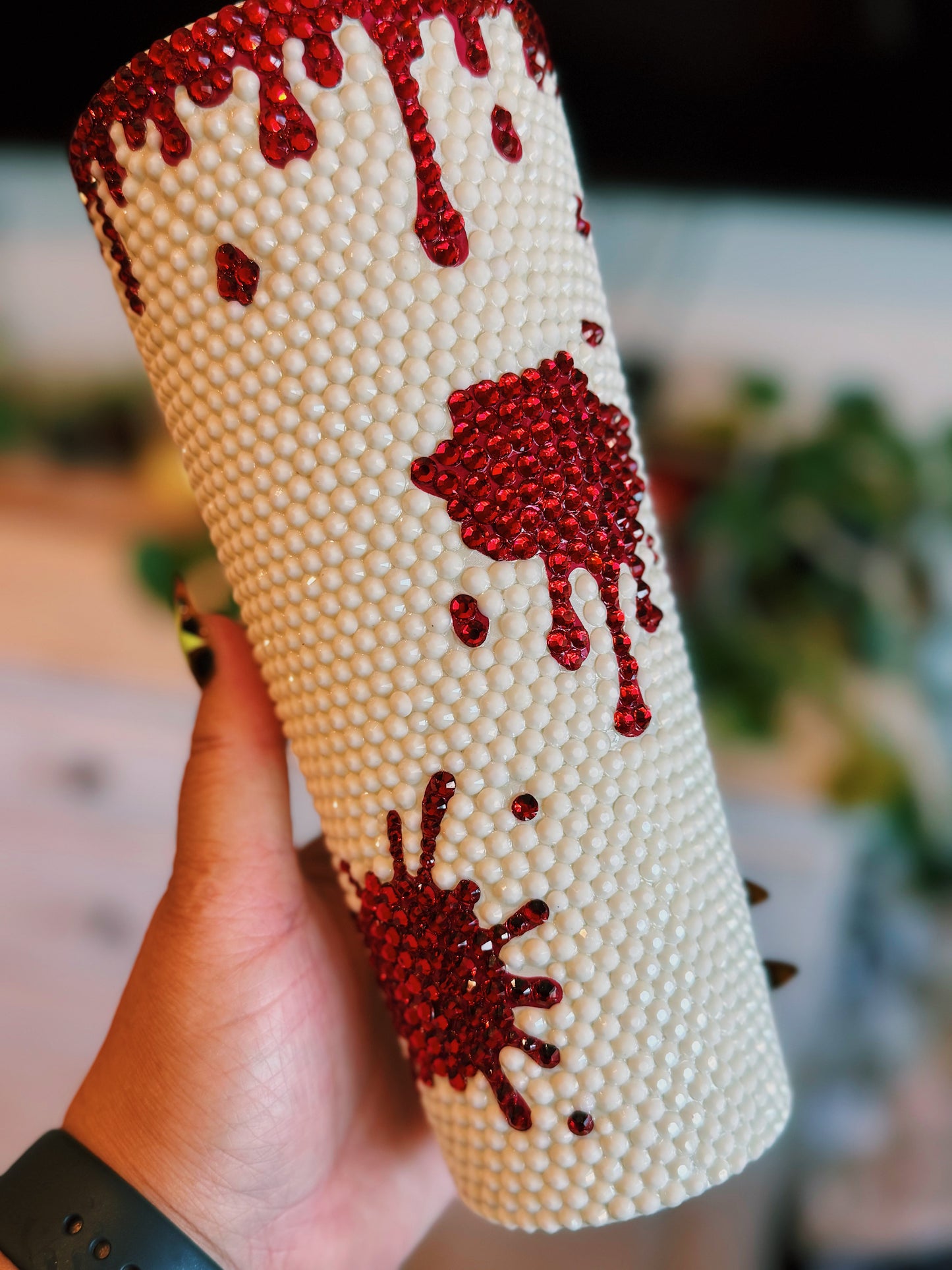 Bloody Pennywise Blinged Tumbler